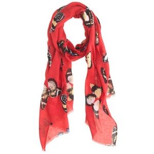 J.crew butterfly scarf